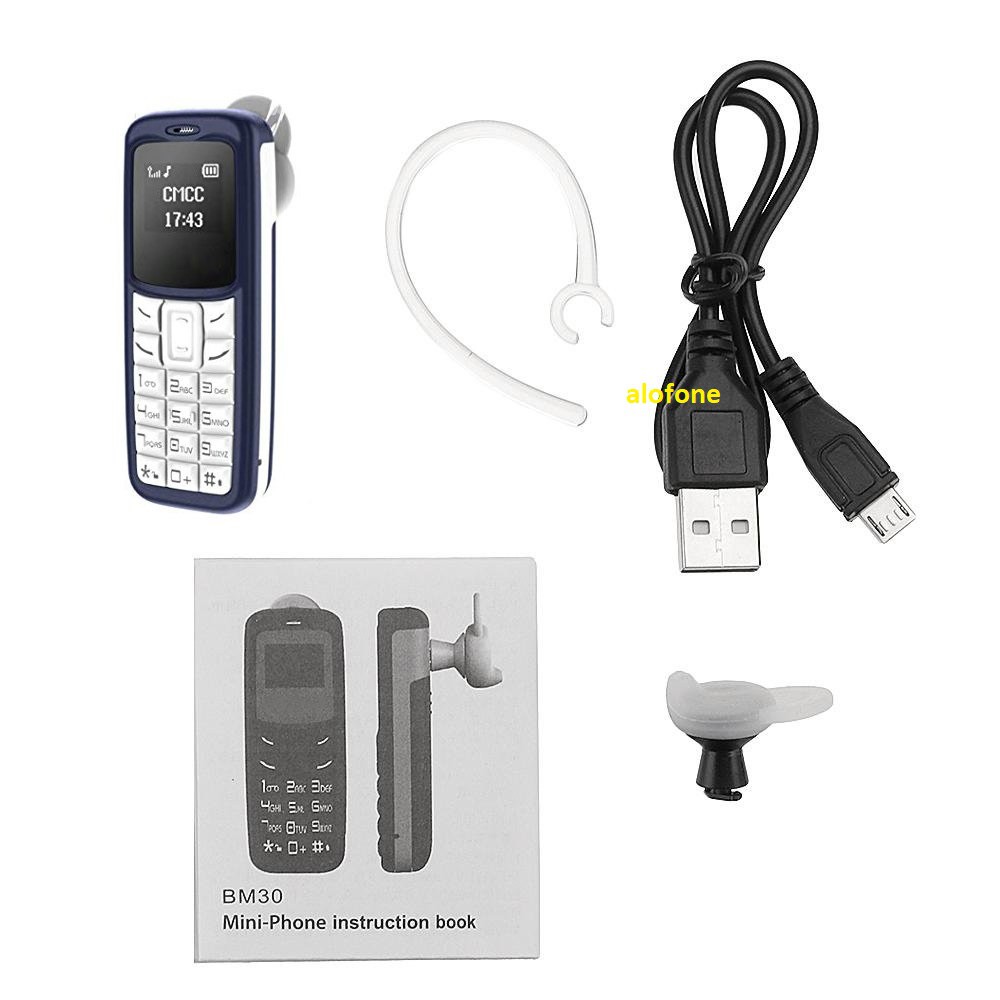 [Mã ELMS5 giảm 7% đơn 300K] Điện Thoại Siêu Nhỏ BM30 Thay Đổi Giọng Nói Tặng Núm Tai NGhe Bluetooth | BigBuy360 - bigbuy360.vn