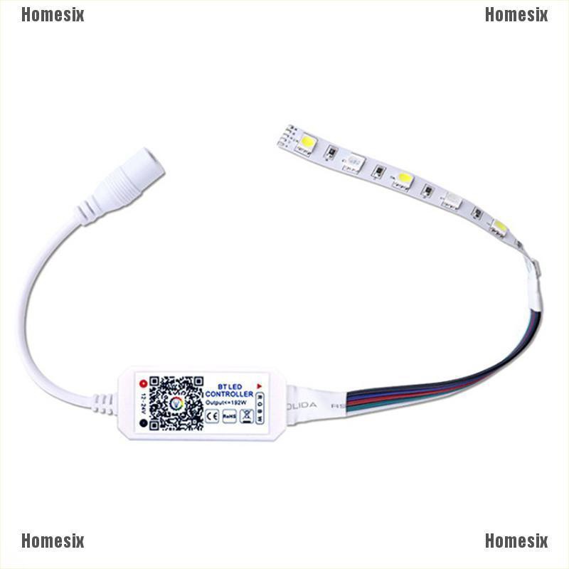 Bộ điều khiển dây đèn LED RGB / RGBW mini kết nối Bluetooth