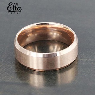 Nhẫn cưới Ayyufe thép titanium cho cặp đôi