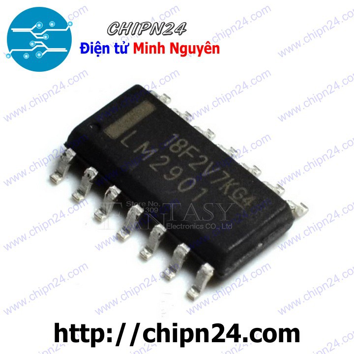 [2 CON] IC LM2901 SOP-14 (SMD Dán) (LM2901DR 2901)