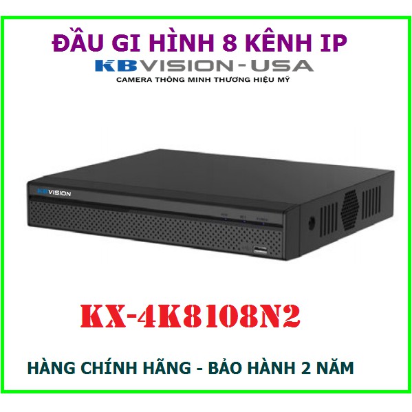 Đầu ghi hình 8 kênh KBVISION KX-4K8108N2