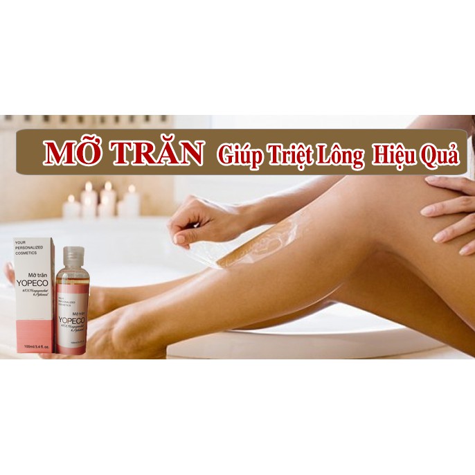 Mỡ Trăn Yopeco triệt lông giảm bỏng làm mờ sẹo dưỡng trắng da hiệu quả 100ml 100% nguyên chất | BigBuy360 - bigbuy360.vn
