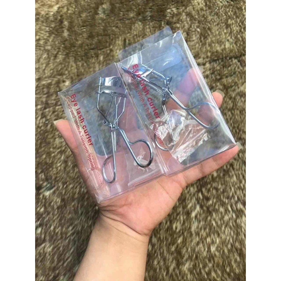 Kẹp Bấm Mi Thần Thánh Eyelash Curler Siêu Cong HALOMI Bằng Inox Bấm Êm Tặng Kèm 1 đệm