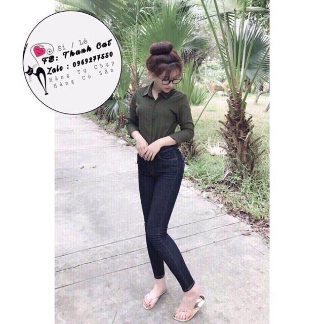 Sơmi kate lụa