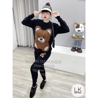 BỘ LEN GẤU ĐÍNH NGỌC