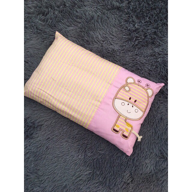 Gối Nằm Trẻ Em Vải Cotton 100% Kích Thước 25x40cm - 1 Cái