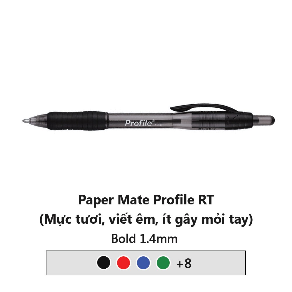 Bút bi bấm ký tên cao cấp Paper Mate Profile RT