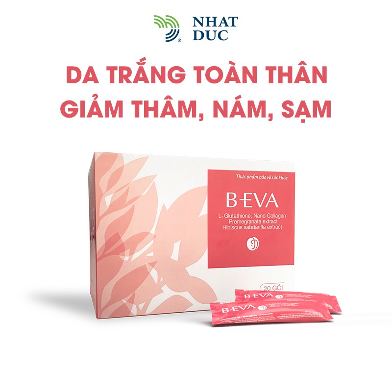 TRẮNG DA TOÀN THÂN B-EVA  LÀM ĐẸP DA CHỐNG LÃO HÓA BẢO VỆ SỨC KHỎE | Thế Giới Skin Care