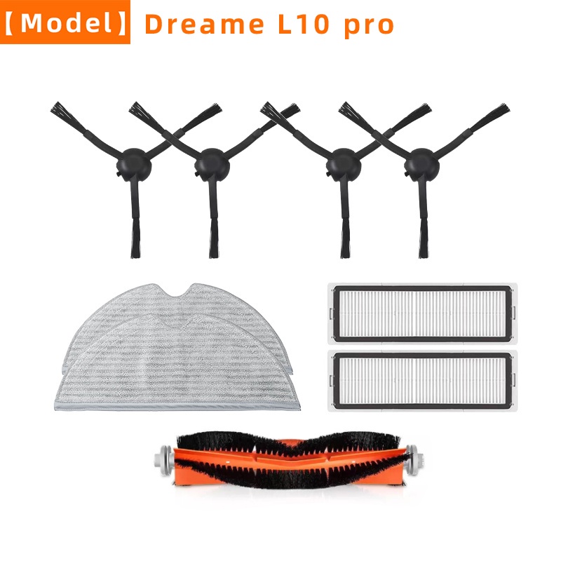 Set phụ kiện làm sạch thay thế cho rô bốt hút bụi Dreame L10 Pro