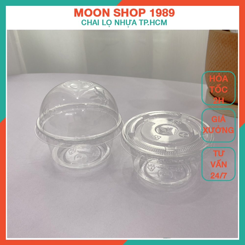 Combo 50 ly nhựa pet cao cấp 200ml kèm nắp cầu fi 93