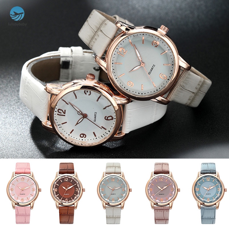 Đồng hồ quartz dây đôi nhiều màu sắc lựa chọn cho nữ