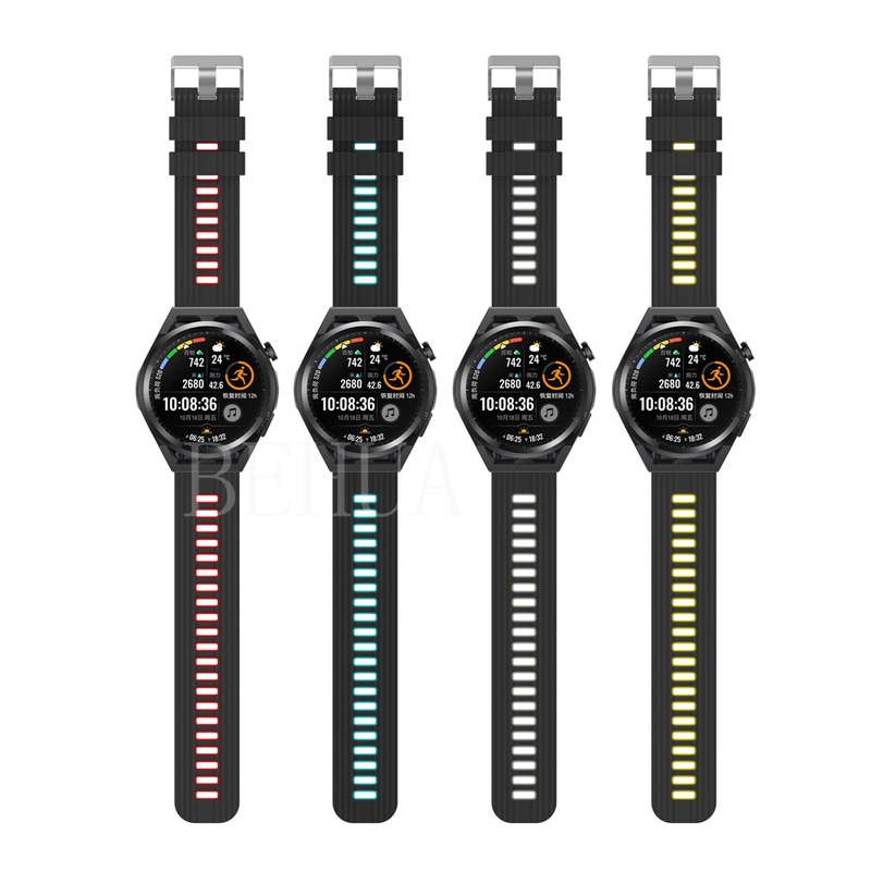 Dây Đeo Silicon 20Mm 22mm Cho Đồng Hồ Thông Minh Huawei Watch GT 3 46mm 42mm gt2/GT Runner Honor Magic