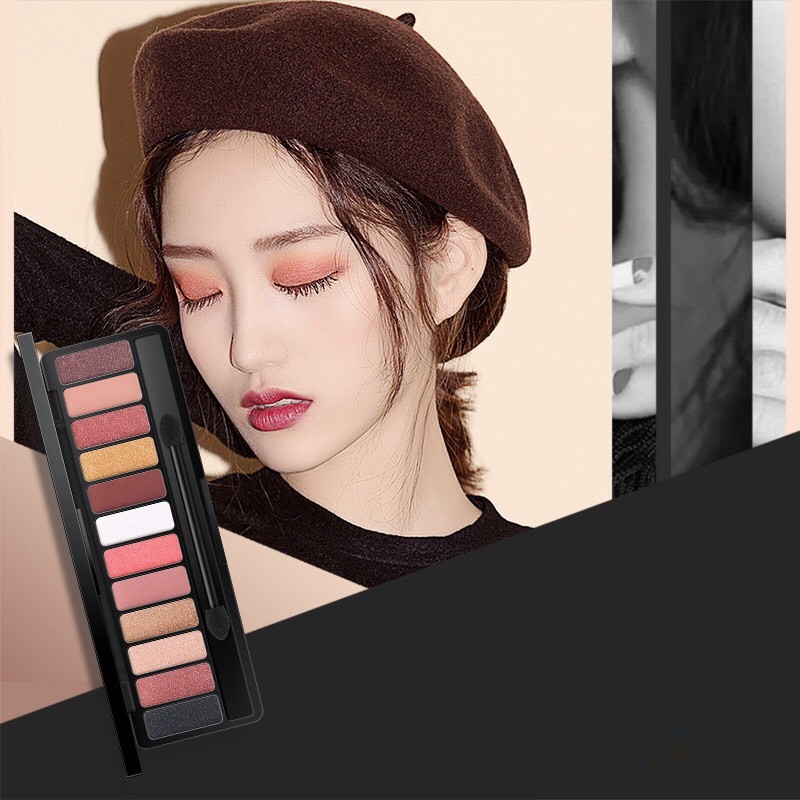 (Rẻ Vô Địch) Phấn Mắt 12 Ô Màu Lameila Play Color Eyes Kèm Cọ Trang Điểm- thanh lý | BigBuy360 - bigbuy360.vn