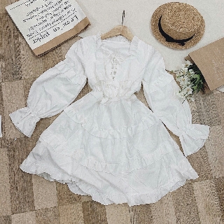ĐẦM BABYDOLL NHẤN BÈO