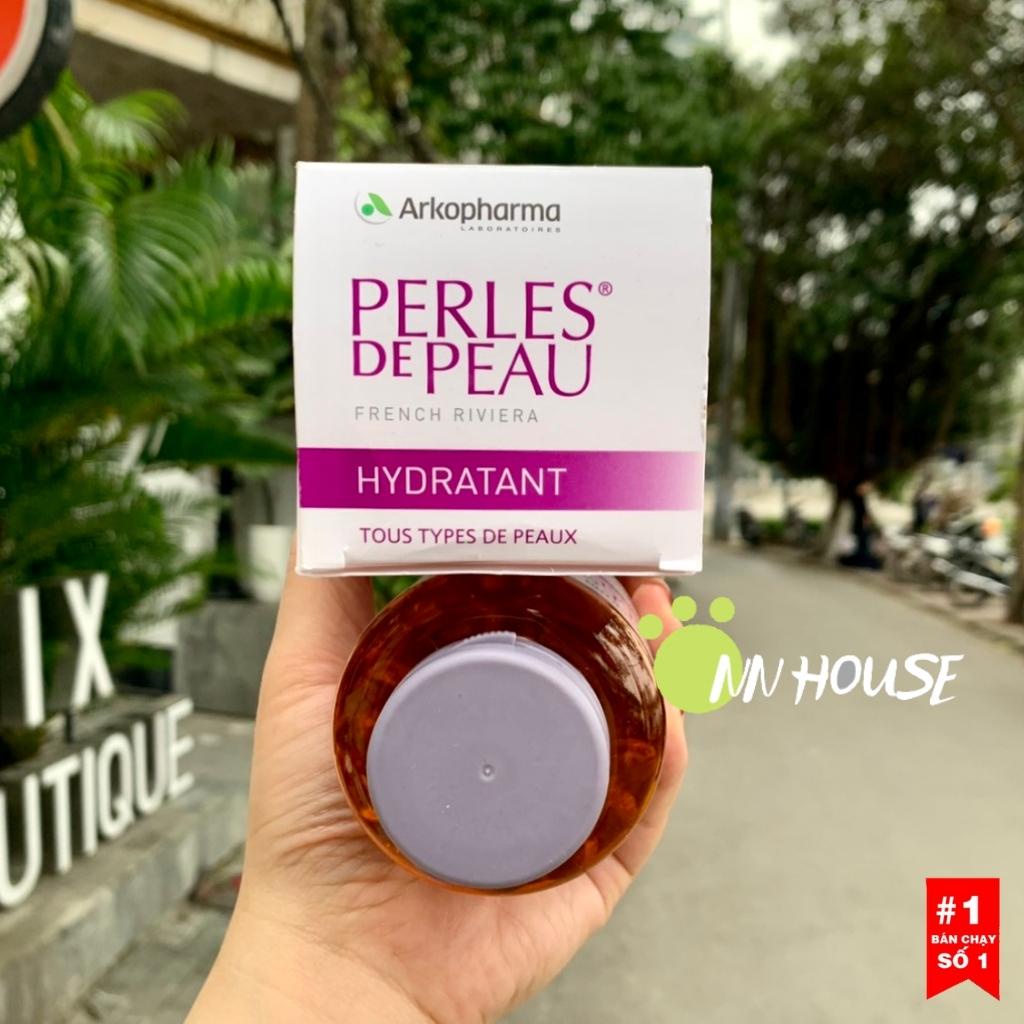 Viên uống đẹp da Perles de Peau Arkopharma Pháp vitamin e,tinh dầu hoa anh thảo, lưu ly trắng da,dưỡng ẩm,ngừa lão hóa