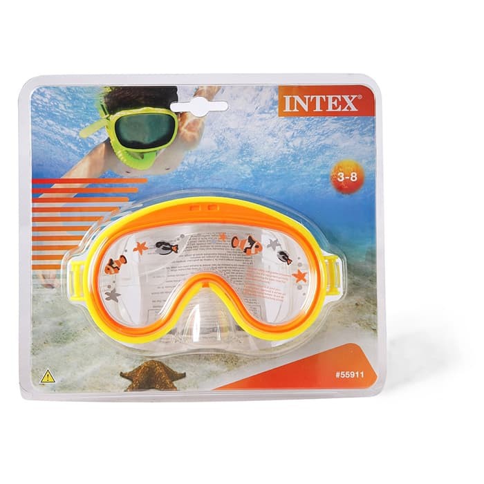 Intex Mặt Nạ Bơi Mini U002f 55911 20-100 Chuyên Dụng Cho Bé