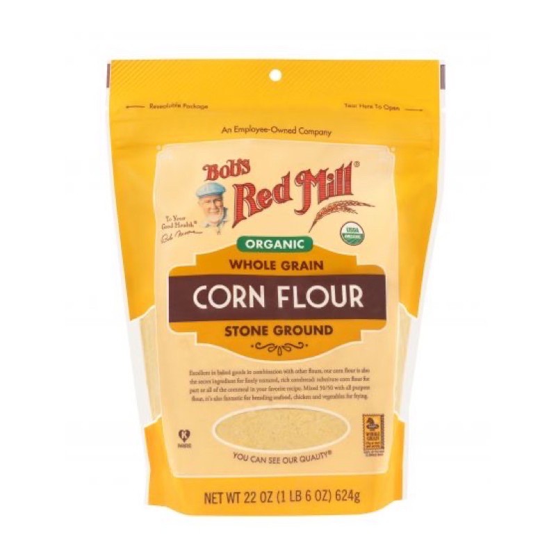 BỘT BẮP NGUYÊN CÁM HỮU CƠ BOB’S RED MILLS GÓI DÙNG THỬ 100G