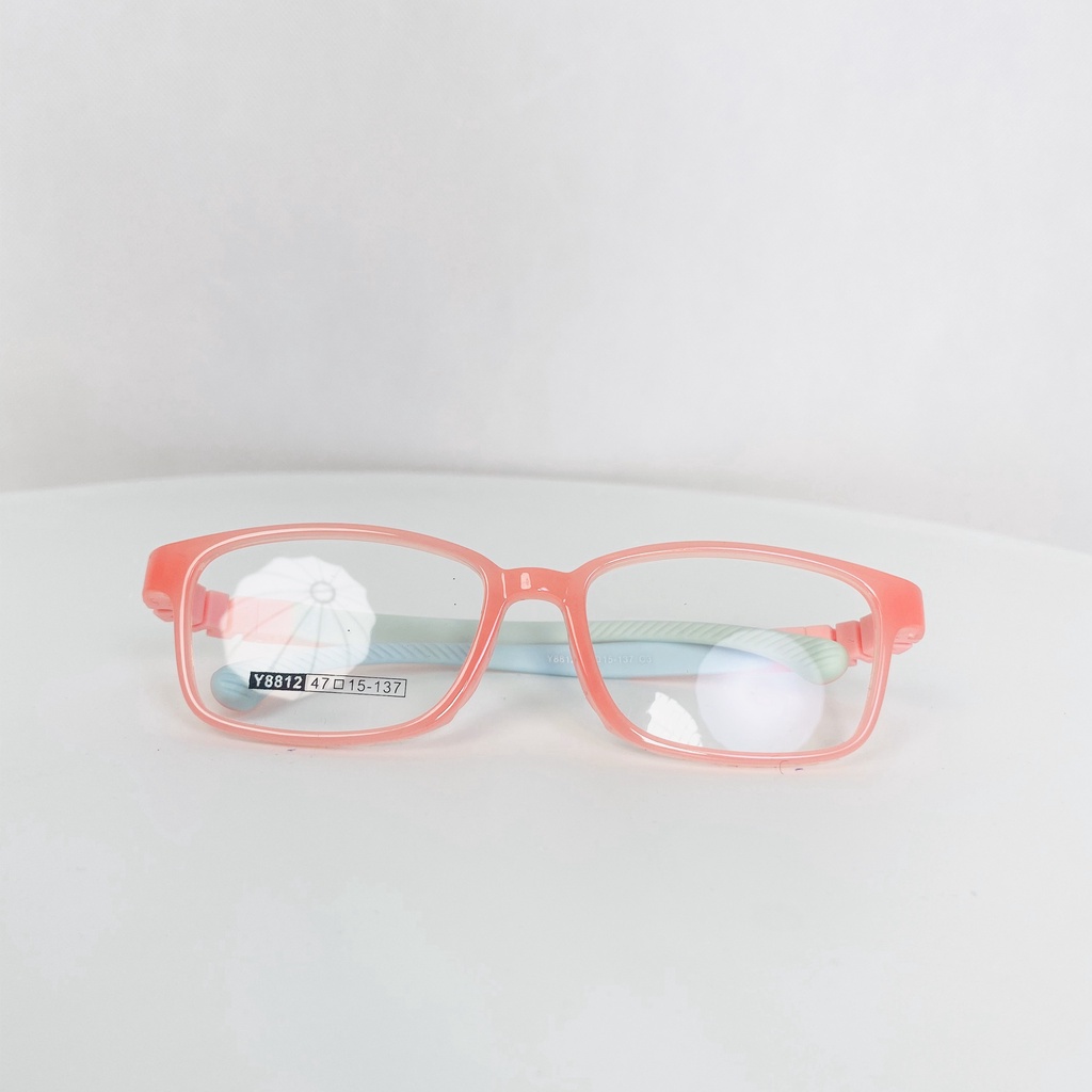 Gọng kính nhựa thời trang trẻ em nam nữ siêu nhẹ siêu bền OURESS y8812