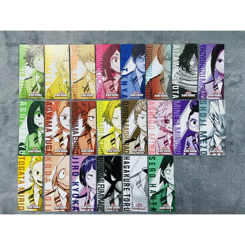 Lẻ Thẻ bookmark học viện siêu anh hùng