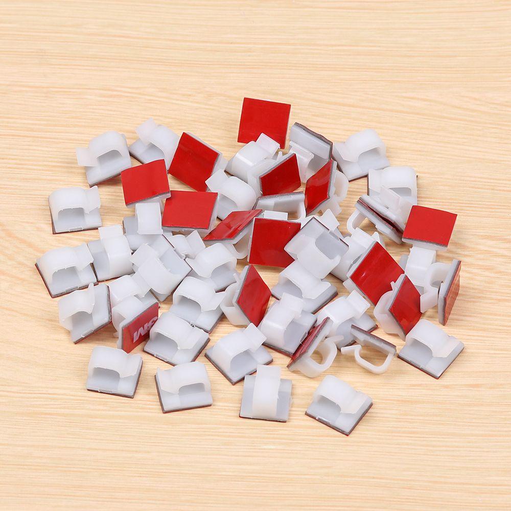 JANE Set 50 Kẹp Giữ Dây Cáp Tự Dính Chắc Chắn