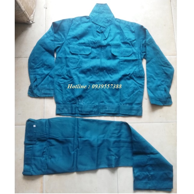 O DQTV , QUẦN ÁO BẢO HỘ LAO ĐỘNG VẢI KAKI  LOẠI 1