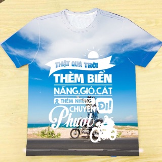 Áo thun Phượt "THÈM BIỂN - NẮNG - GIÓ - CÁT"