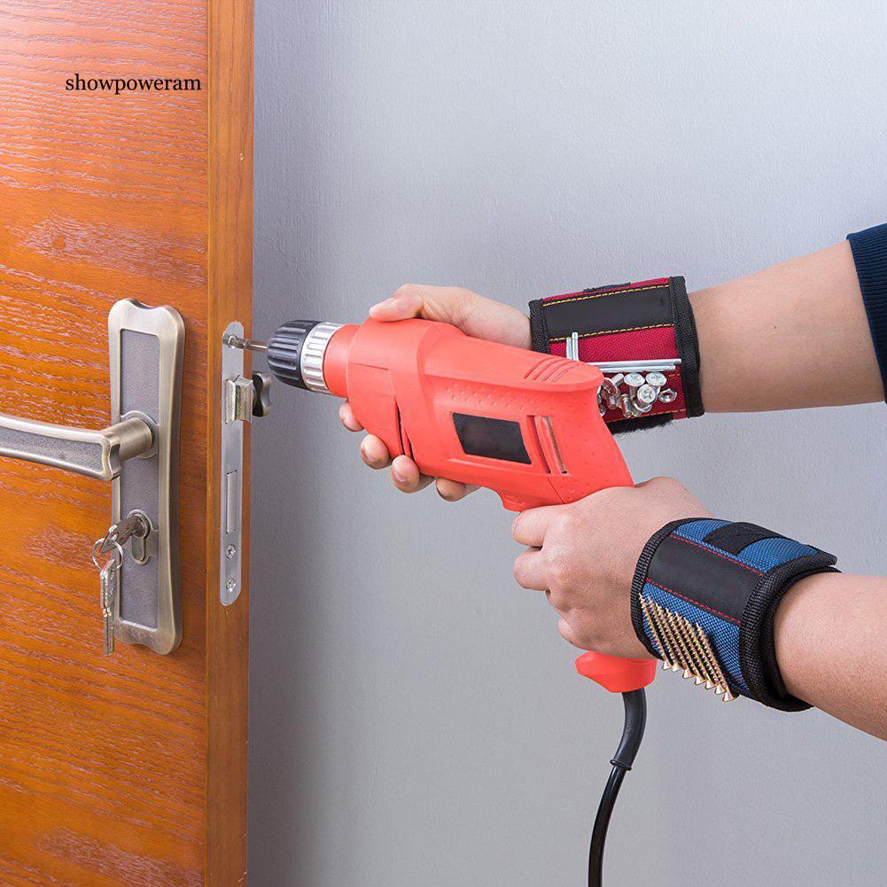 Dây nam châm đeo cổ tay giữ đinh vít tiện dụng