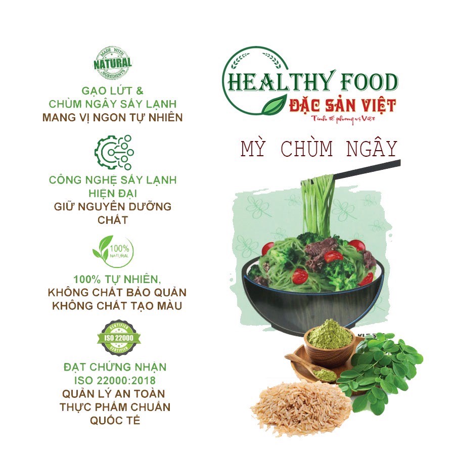 Mì ngũ sắc rau củ số 1 Việt Nam, Mì chũ rau củ tự nhiên 1kg Orgafood, đặc sản Bắc Giang | BigBuy360 - bigbuy360.vn