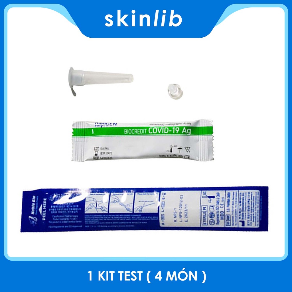 ✅[HCM_Hỏa Tốc] Kit test nhanh Covid-19 BioCredit Ag Hàn Quốc chính hãng