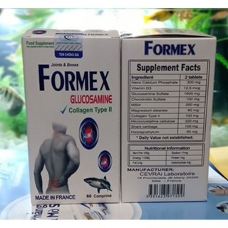 Bổ xương khớp FORMEX, với glucosamine và collagen type 2, nhập khẩu chính hảng pháp