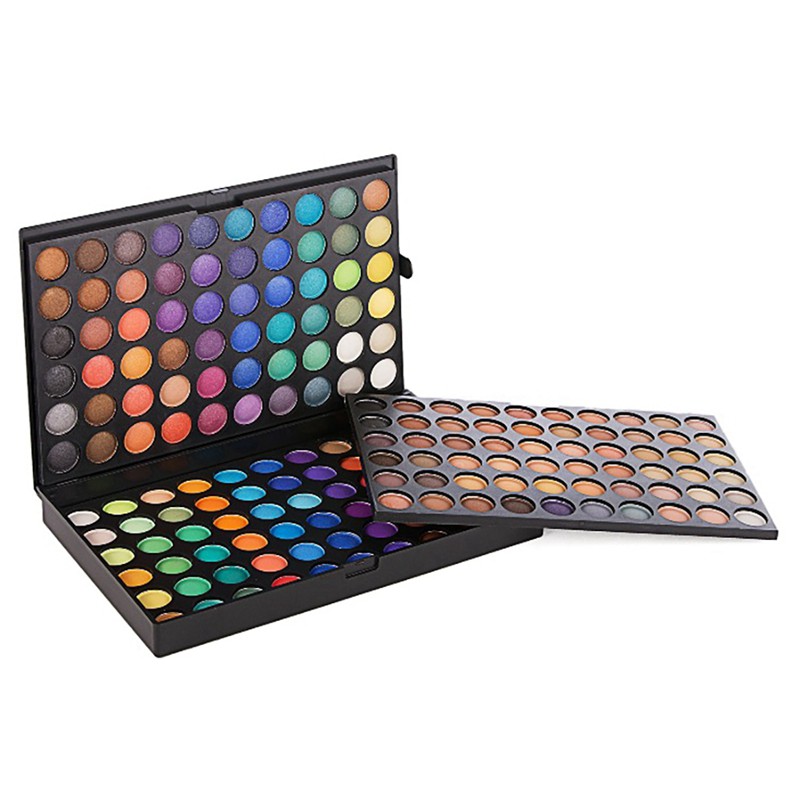 Happy Makeup 180 Color Shimmer Glitter Eye Shadow Palette Waterproof Profissional Matte Eyeshadow Cream Makeup Palette | BigBuy360 - bigbuy360.vn