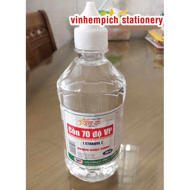 [70 Độ] Cồn 70 Độ VP 500ml Vĩnh Phúc