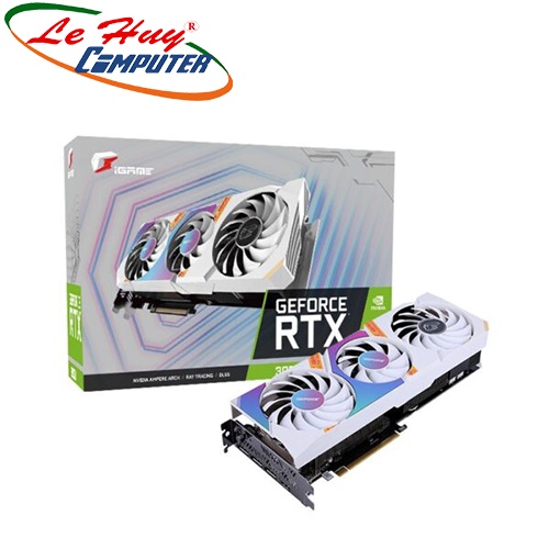 Card Màn Hình - VGA COLORFUL iGame GeForce RTX 3050 Ultra W OC V2 8G-V