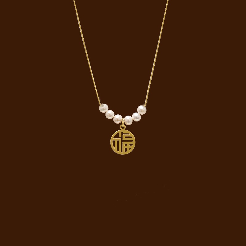 ✨✨Vòng cổ/ Vòng tay đính hạt ngọc trai mang đến may mắn phong cách cổ điển cho nữ