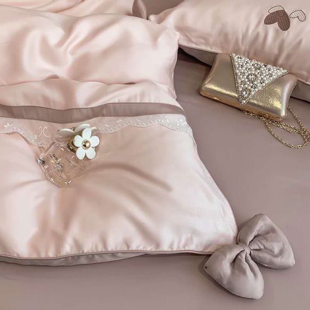 Set Lụa tone màu Chocolate 7 món cao cấp