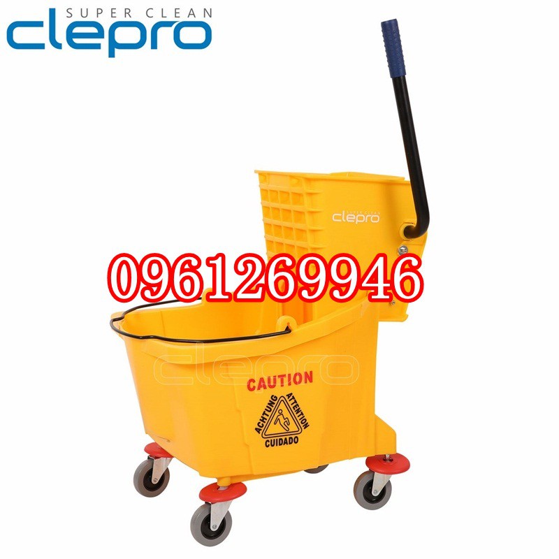 Xe đẩy vắt cây lau nhà 1 ngăn CLEPRO CB40 | BigBuy360 - bigbuy360.vn