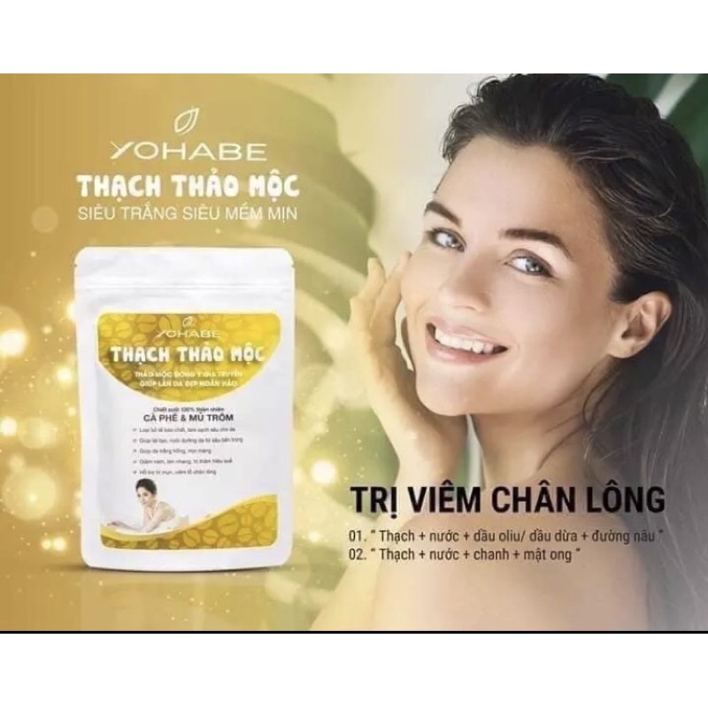 Bột thạch rửa mặt
