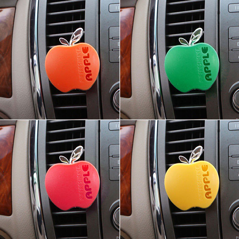 Auto Perfume Clip Air Outlet Perfume Clip Car Perfume Clip Apple Shape Ornament Decoration Universal