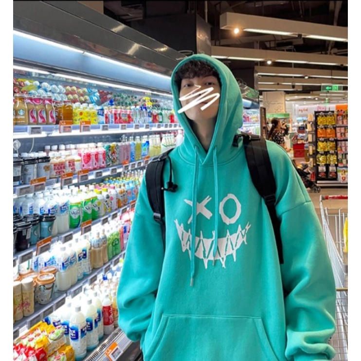 Áo hoodie nam nữ,Áo sweater nỉ nam nữ from rộng Unisex chất nỉ ngoại siêu dày dặn in chữ ×0