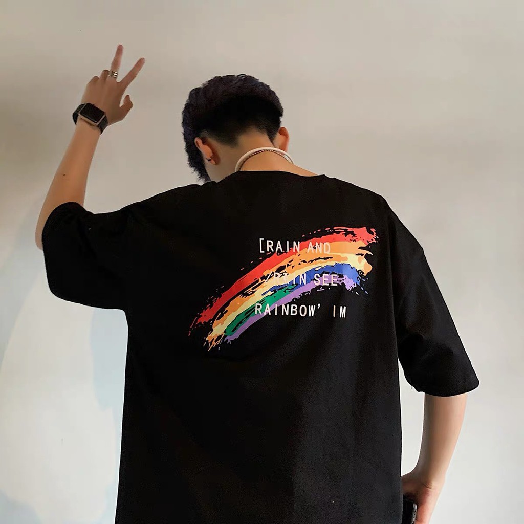 Áo thun tay lỡ phông Unisex nam nữ oversize form rộng VẨY SƠN ANHStore A06