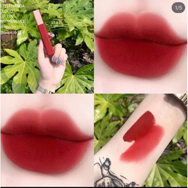 Son kem 3.ce Cloud lip tint/Lip lacquer/Velvet lip tint