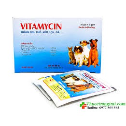 5 gói kháng sinh cho chó mèo- giúp khoẻ mạnh - kháng sinh chó mèo