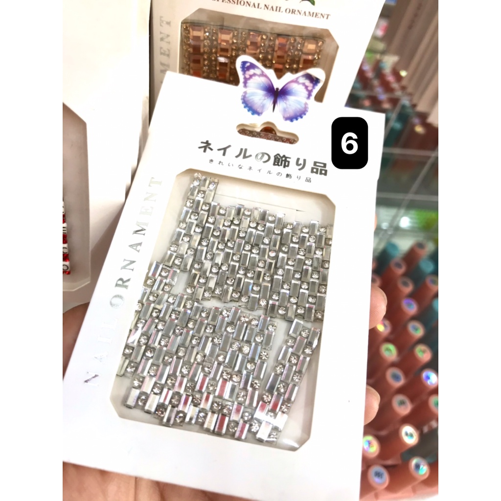 charm dây cao cấp đính móng, phụ kiện đính móng