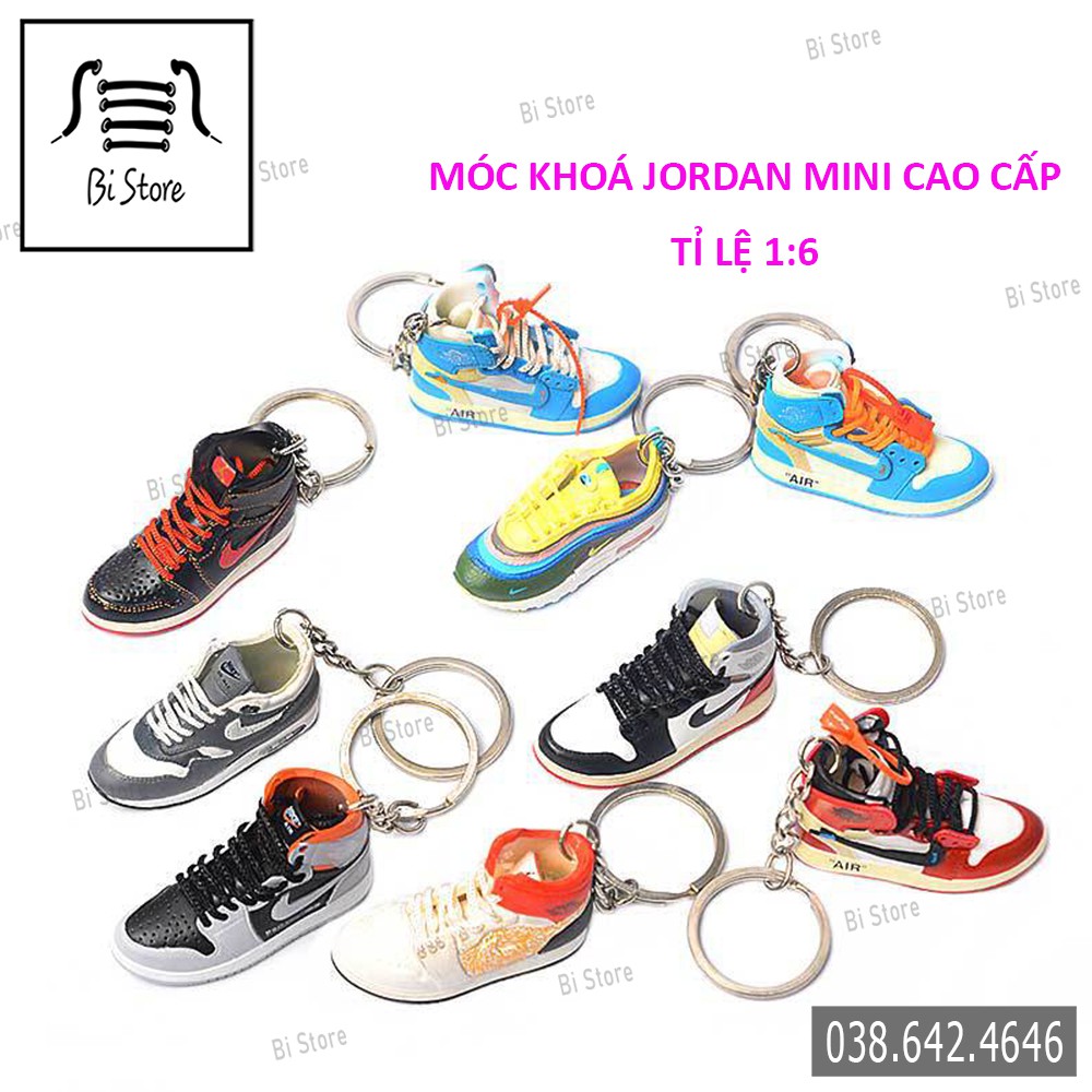 Móc khoá giày Njce J0rdan - Mô hình giày sneaker 3D mini