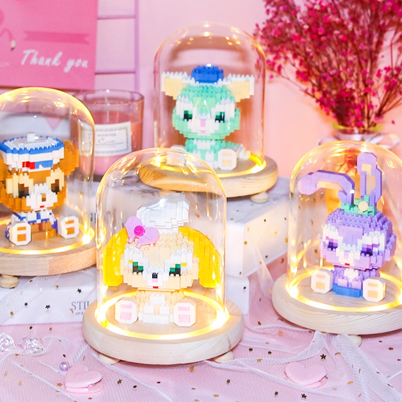 Disney Mô Hình Lắp Ráp 3D Hình Chuột Mickey Minnie Cho Bé