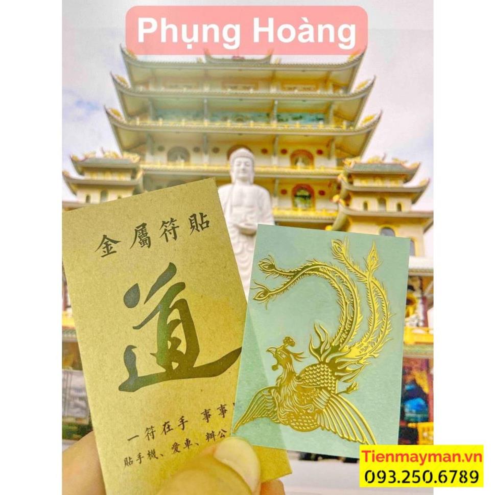 Linh Phù Miếng dán điện thoại QUAN THẾ ÂM - SONG NGƯ - HỔ - RỒNG - PHƯỢNG - PHẬT THÍCH CA nhiều mẫu