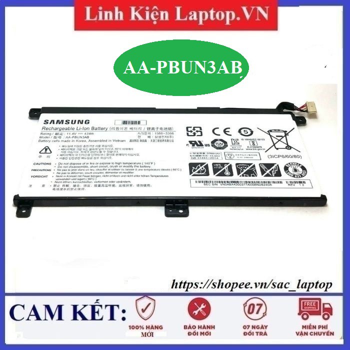 Pin Laptop Samsung AA-PBUN3QB AA-PBUN3AB NP740U5L NP740U5M-X01US NP530E5M NP740U3L NP530E5M NP730QAA NP8500GM 500R5M