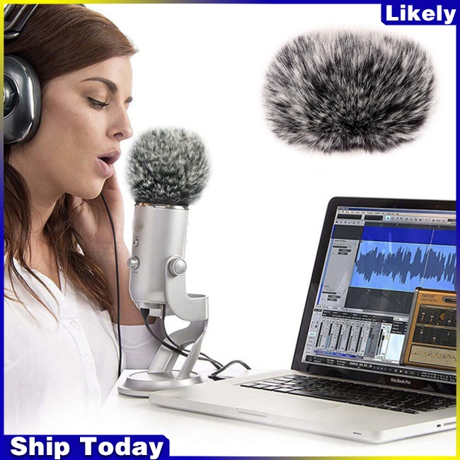 Vỏ Bọc Bảo Vệ Micro Bằng Vải Lông Cho Blue Yeti Condenser