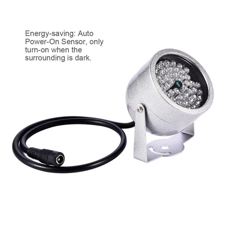 Đèn LED cảm biến chống nước 48 bóng hỗ trợ chế độ nhìn đêm cho camera an ninh