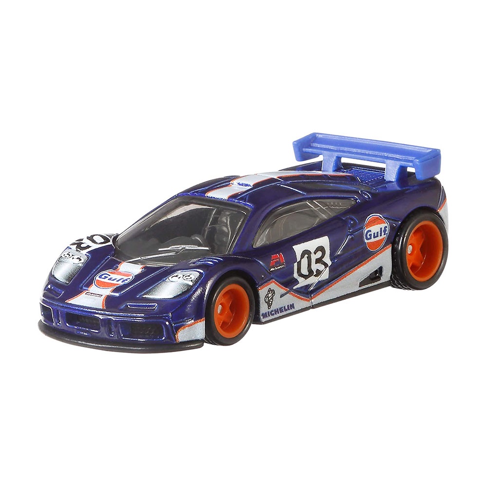 Xe mô hình bánh cao su LOOSE HOT WHEELS MCLAREN F1 GTR Gulf Premium